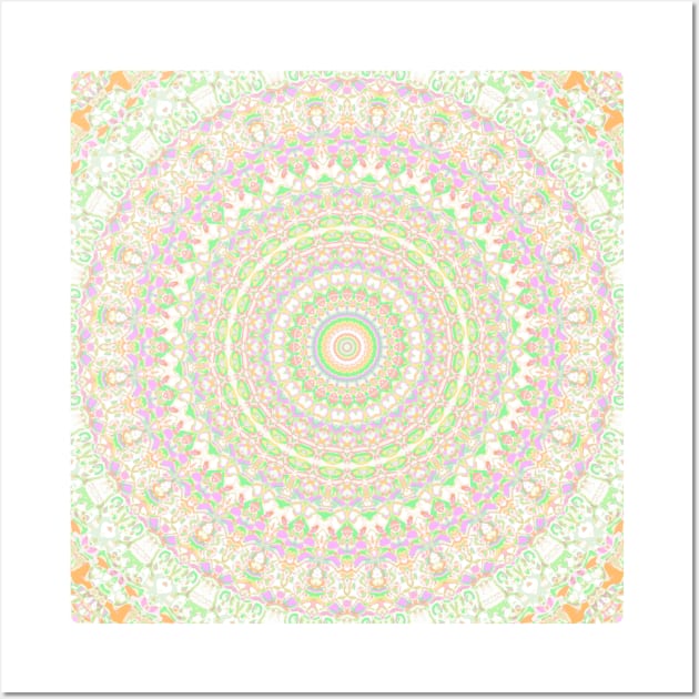 Groovy Hippie Boho Mandala Wall Art by Kaleiope_Studio